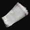 OPP Cellophane Bags, Rectangle, Clear, 15.5x7cm, Hole: 8mm, Unilateral Thickness: 0.035mm, Inner Measure: 10x7cm