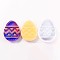 Easter Silicone Molds, Candle Molds, Gesso Resin Casting Molds, White, Egg, 115x95x24mm