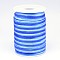 Segment Dyed Polyester Thread, Satin Rattail Cord, Blue, 2mm, about 100yards/roll