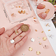 Brass Ear Stud Findings&nbsp;KK-BBC0015-27-3