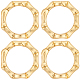 6Pcs Brass Spring Gate Clasps&nbsp;FIND-SC0020-67C-1