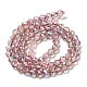 Electroplate Glass Beads Strands&nbsp;GLAA-A014-02C-2