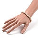 Natural Fossil Bead Stretch Bracelets&nbsp;BJEW-K212-B-015-5