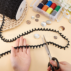 1Pc Polyester Elastic Button Looping Ribbons&nbsp;OCOR-PH0004-36A
