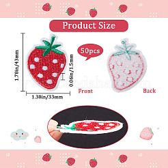 50Pcs Computerized Embroidery Cloth Iron On Patches&nbsp;FIND-GF0004-84