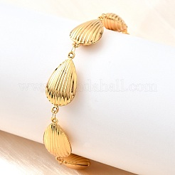 304 Stainless Steel Link Bracelets for Women&nbsp;BJEW-P354-04A-G