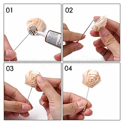 Platinum Brooch DIY Findings Pin Back&nbsp;X-KK307-NF