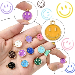 26Pcs 13 Colors Alloy Enamel Charms&nbsp;ENAM-FS0001-88