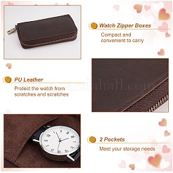 Cowhide Watch Boxes&nbsp;CON-WH0106-10