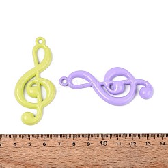 Spray Painted Alloy Big Pendants&nbsp;PALLOY-T092-86M