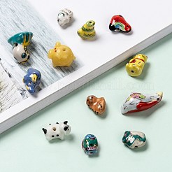 Mixed Animal Handmade Porcelain Beads&nbsp;PORC-L027-03