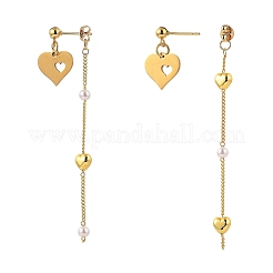 304 Stainless Steel Dangle Stud Earrings&nbsp;EJEW-JE04246-01