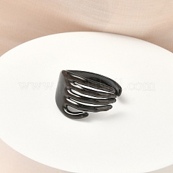 304 Stainless Steel Cuff Open Rings&nbsp;LS-RJEW-D338-02D-EB