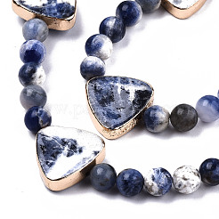 Natural Sodalite Beads Strands&nbsp;G-T131-64