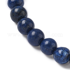 Natural Lapis Lazuli Beaded Stretch Bracelets&nbsp;BJEW-D446-B-41