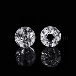 Transparent Crackle Acrylic Beads&nbsp;MACR-ZX026-6MM-01