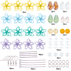 DIY Flower Earring Making Kits&nbsp;DIY-SC0011-94