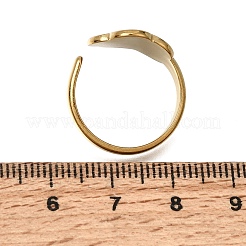 304 Stainless Steel Enamel Cuff Open Rings&nbsp;SA-CBA369F-01G