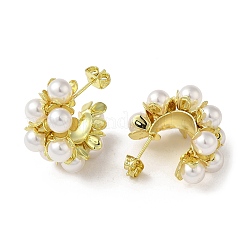 Brass Stud Earrings&nbsp;EJEW-D109-07G