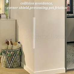 Plastic Self-adhesive Wall Corner Protector&nbsp;LS-AJEW-WH0606-90A