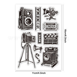 Custom Summer Theme PVC Plastic Clear Stamps&nbsp;DIY-WH0631-0518