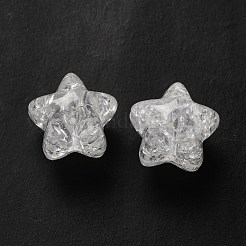 Transparent Crackle Acrylic Beads&nbsp;OACR-L013-012