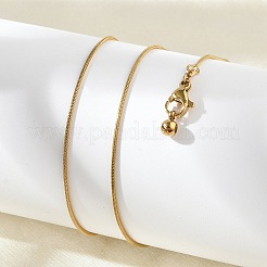 304 Stainless Steel Snake Chain Necklace for Women&nbsp;NJEW-G104-01G
