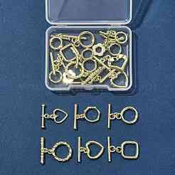 20Pcs 12 Styles Alloy Toggle Clasps&nbsp;FIND-FS0004-53G