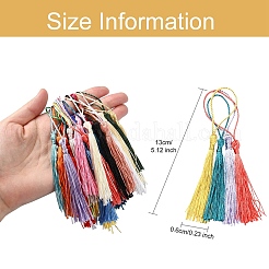 60Pcs 30 Colors Polyester Tassel Decorations&nbsp;AJEW-YW0001-20