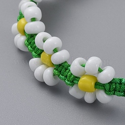 Adjustable Wreath Braided Bead Bracelets&nbsp;BJEW-JB05032