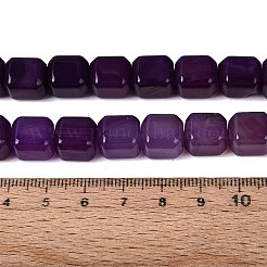 Natural Purple Agate Beads Strands&nbsp;G-Q608-10D