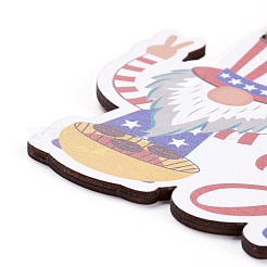 Independence Day Density Board Wooden Wall Ornament Doorplate Pendants&nbsp;HJEW-C004-03