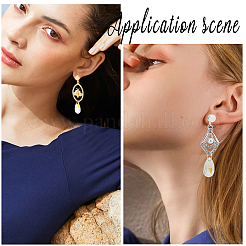 20Pcs Brass Stud Earring Findings&nbsp;KK-BBC0021-71A