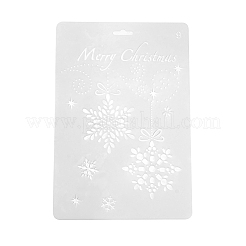Creative Christmas Plastic Drawing Stencil&nbsp;X-DIY-L007-09