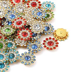 50Pcs 5 Colors Sew on Rhinestone&nbsp;RGLA-YW0002-03