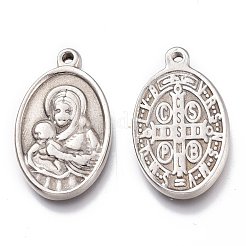 Non-Tarnish 201 Stainless Steel Pendants&nbsp;STAS-Z019-04P