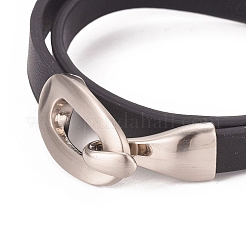 Imitation Leather Wrap Bracelets&nbsp;LS-BJEW-G620-F03