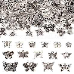 90Pcs 15 Style Tibetan Style Alloy Pendants&nbsp;FIND-TA0003-54