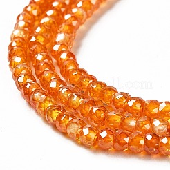 Cubic Zirconia Bead Strands&nbsp;ZIRC-G001-01A