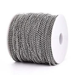 Tarnish Resistant 304 Stainless Steel Curb Chains&nbsp;CHS-Q001-22-100m