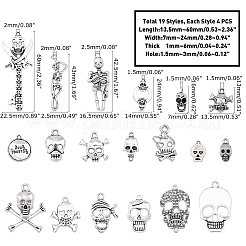 Tibetan Style Alloy Pendants & Links Set&nbsp;PALLOY-PH0013-91