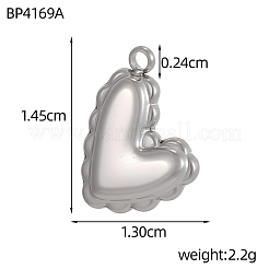 304 Stainless Steel Pendants&nbsp;STAS-OY012-21P