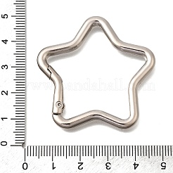 Zinc Alloy Spring Gate Rings&nbsp;FIND-H050-01A-P