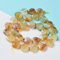 Heated Natural Citrine Beads Strands&nbsp;G-B044-B10-01