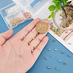 120Pcs 3 Style Brass Peg Bails Pendants Sets&nbsp;KK-PH0010-36