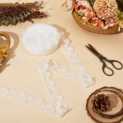 Polyester Flower Lace Ribbon&nbsp;OCOR-WH20006-42A