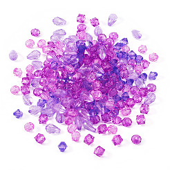 500Pcs 5 Styles Transparent Acrylic Beads&nbsp;TACR-TA0001-41B