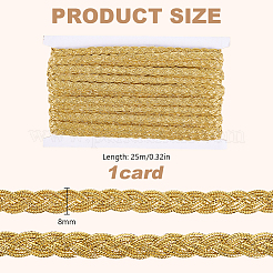 Braided Polyester Lace Ribbons&nbsp;SRIB-DR0001-03A