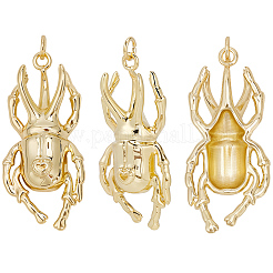 10Pcs Brass Pendants&nbsp;KK-BBC0021-61