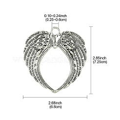Tibetan Style Alloy Big Pendant&nbsp;TIBEP-YW0001-68